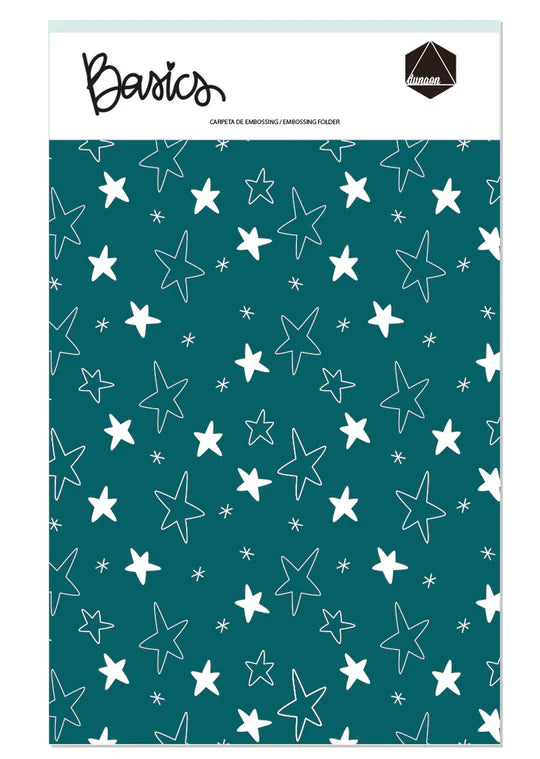 CARPETA EMBOSSING 15x20CM ESTRELLAS