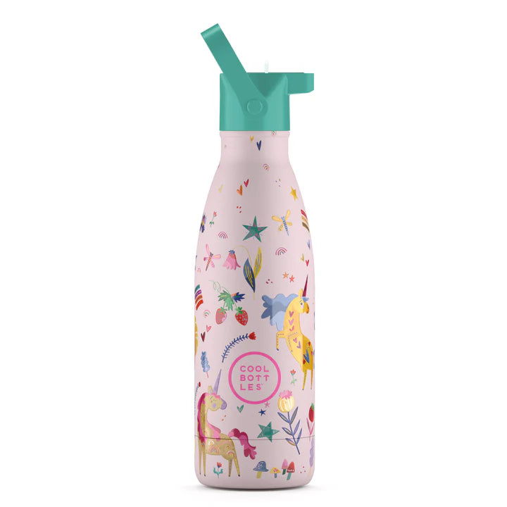 "BOTELLA COOL BOTTLES / The Kids Bottle - Funny Unicorns 350ml