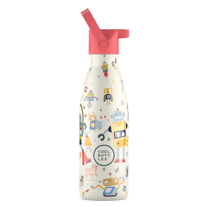 "BOTELLA COOL BOTTLES / The Kids Bottle - Messy Robots 350ml