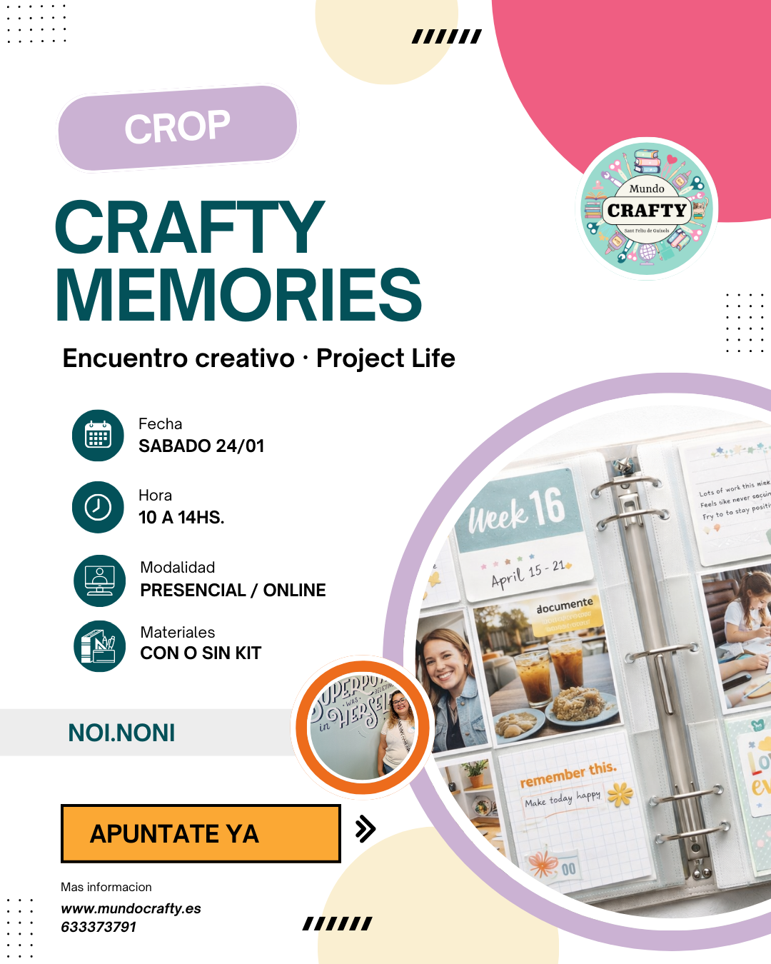 CRAFTY MEMORIES 2026 1º ENCUENTRO