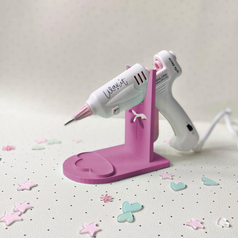 SOPORTE PARA PISTOLA DE CALOS TURQUESA MIMAME BY LOLA