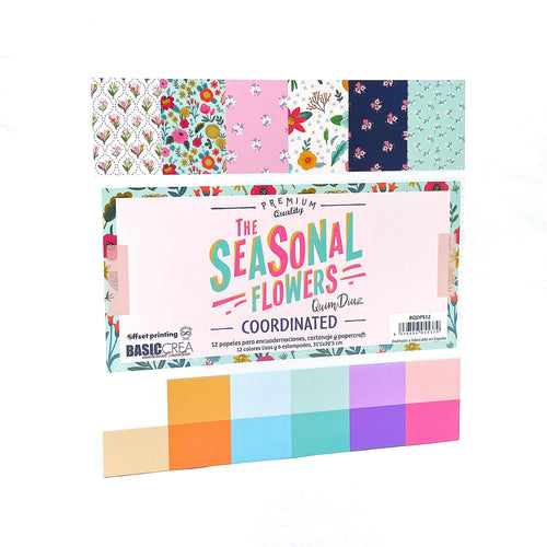 BLOCK DE PAPEL COORDINADO THE SEASONAL FLOWERS