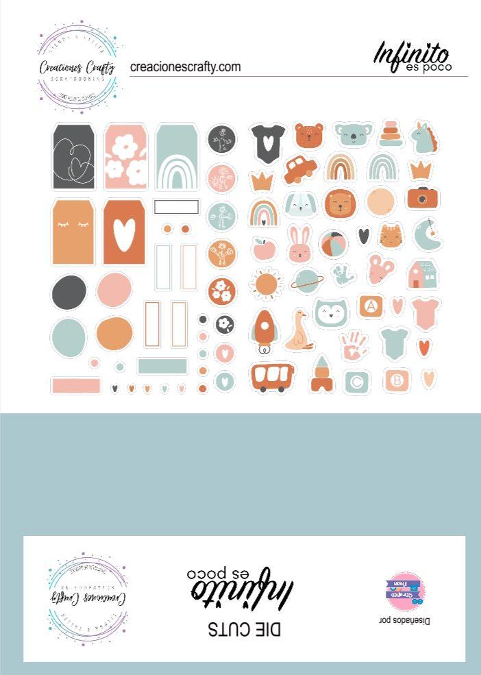 DIE CUTS INFINITO ES POCO CREACIONES CRAFTY