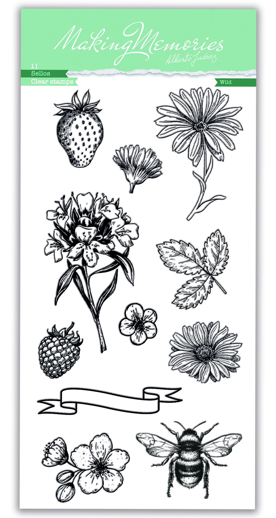 SET DE SELLO WILD MAKING MEMORIES DE VINTAGE ODDYSEY