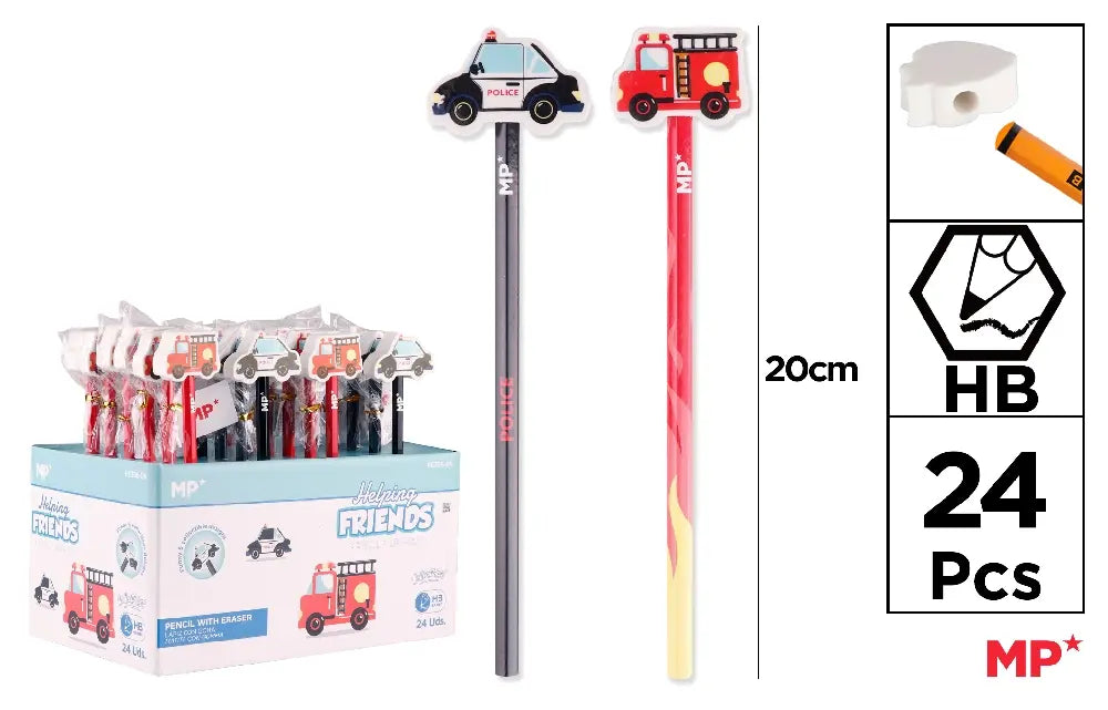 LÁPIZ CON GOMA INFANTIL
