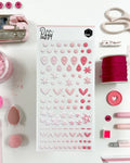 ADHESIVOS PUFFY ROSA BASICS DUNAON