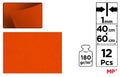 FIELTRO 40 x 60 cm COLOR NARANJA OSCURO