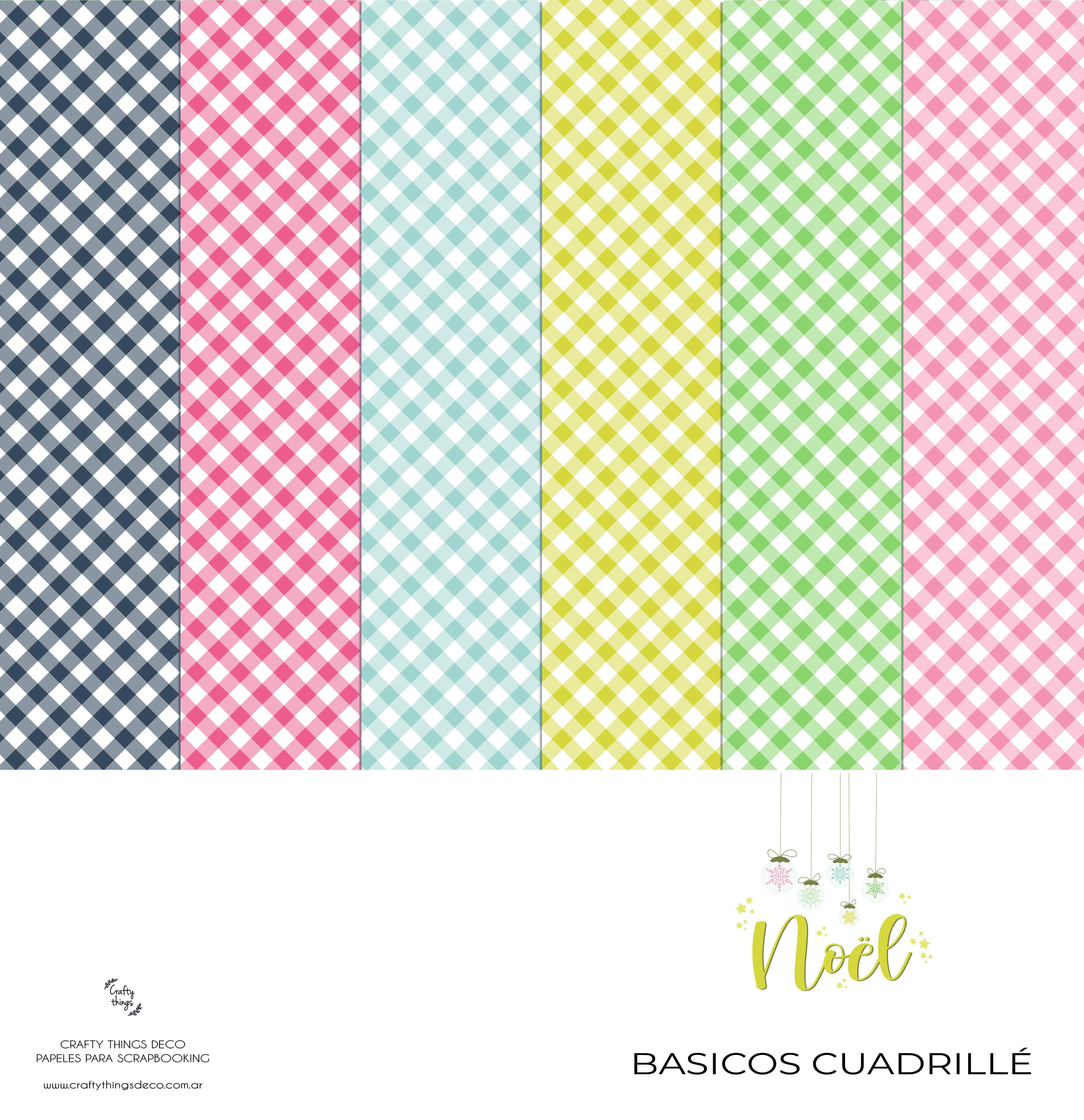 PAPELES PARA SCRAPBOOKING NOEL BASICOS DE CRAFTY THINGS DECO