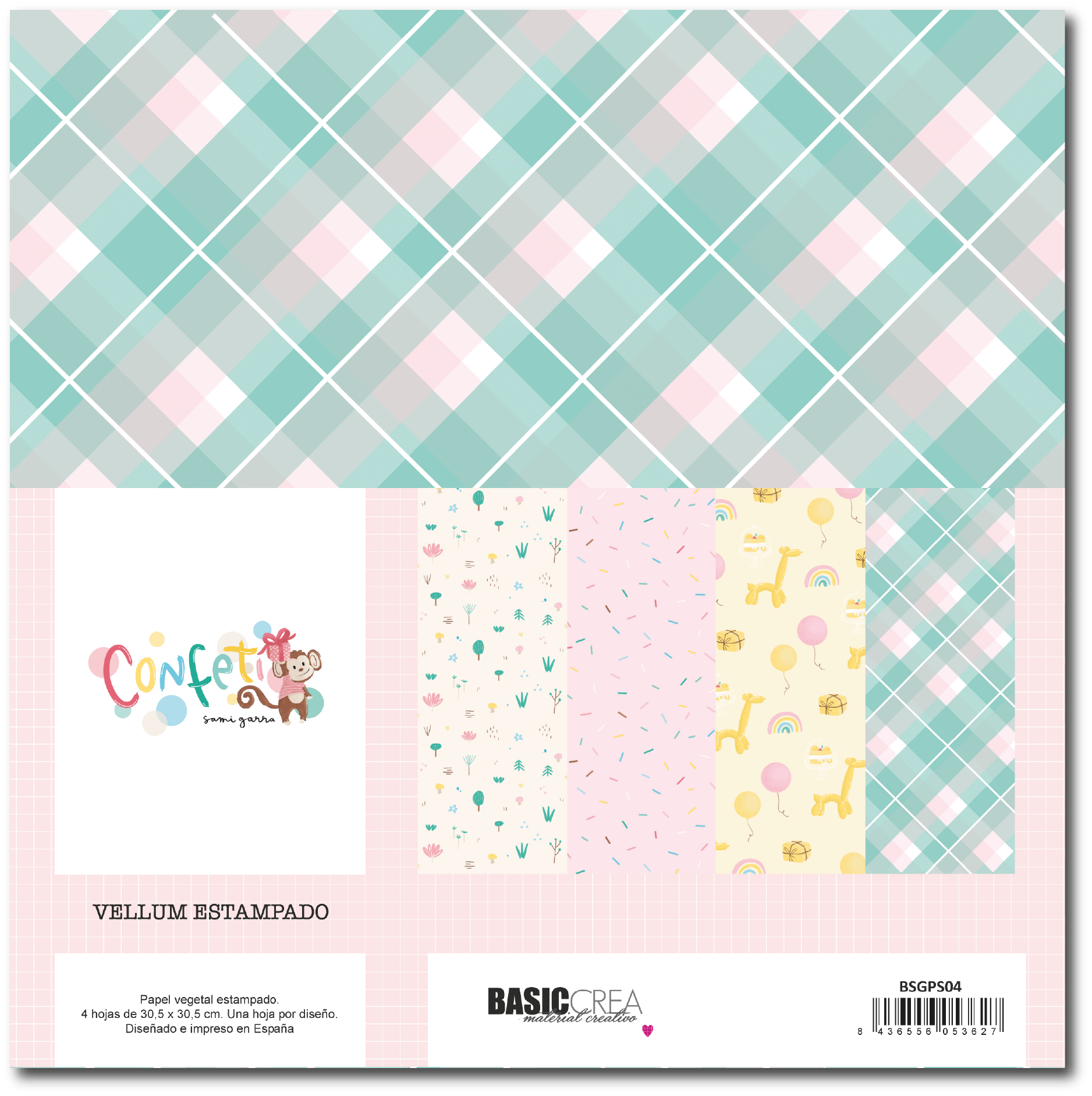 "SET VELLUM CONFETI DE SAMI GARRA