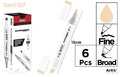 ROTULADORA DOBLE PUNTA A BASE DE ALCOHOL CHROMAX 107 SAND