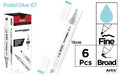 ROTULADORA DOBLE PUNTA A BASE DE ALCOHOL CHROMAX 67 PASTEL BLUE