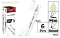 ROTULADORA DOBLE PUNTA A BASE DE ALCOHOL CHROMAX 173 DIM GREEN