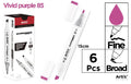 ROTULADORA DOBLE PUNTA A BASE DE ALCOHOL CHROMAX 85 VIVID PURPLE
