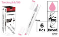 ROTULADORA DOBLE PUNTA A BASE DE ALCOHOL CHROMAX 198 TENDER PINK