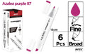 ROTULADORA DOBLE PUNTA A BASE DE ALCOHOL CHROMAX 87 AZALEA PURPLE
