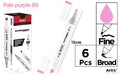 ROTULADORA DOBLE PUNTA A BASE DE ALCOHOL CHROMAX 89 PALE PURPLE