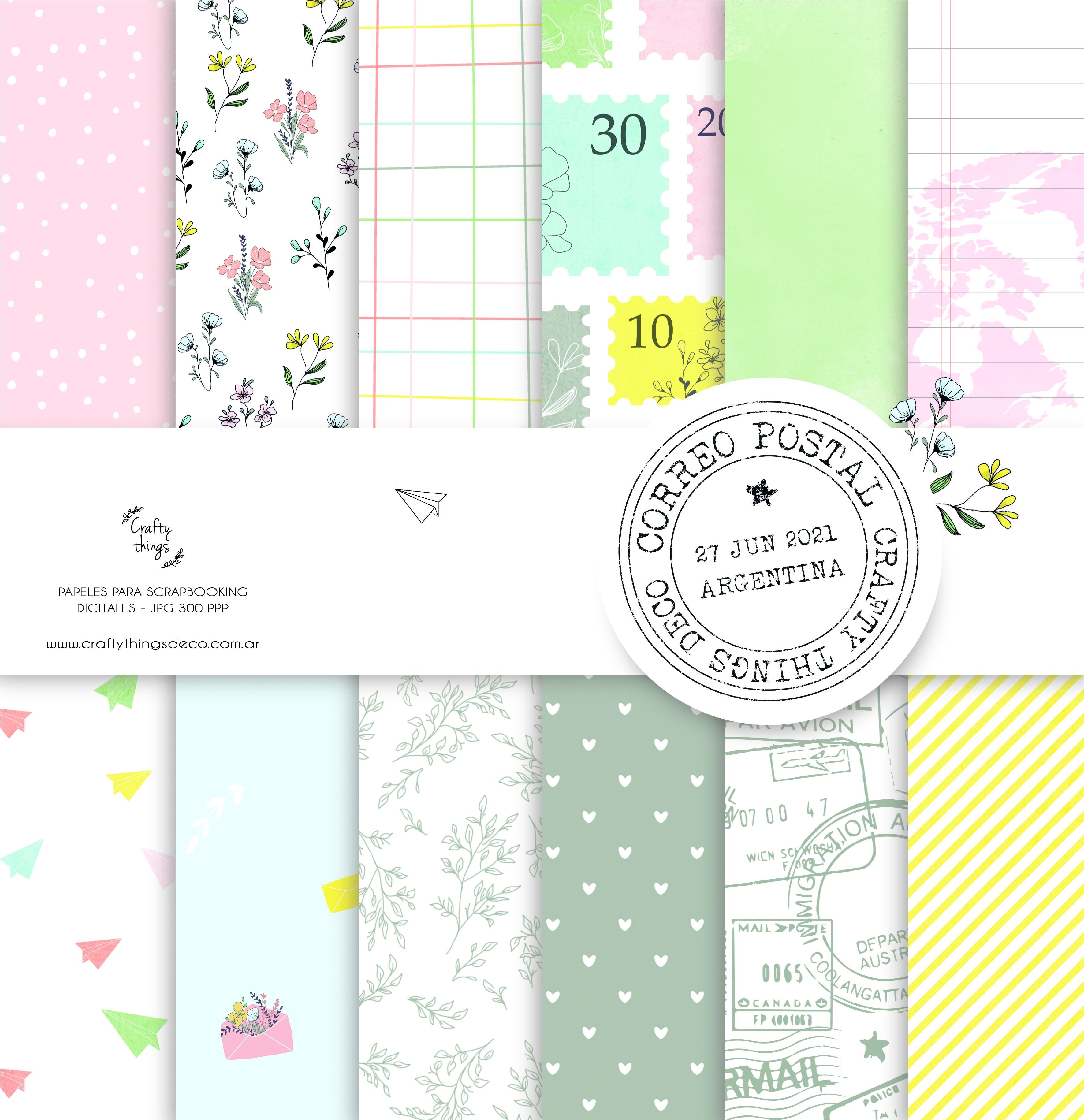 PAPELES PARA SCRAPBOOKING DINO DE CRAFTY THINGS DECO