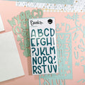 TROQUEL ABECEDARIO LETRAS + NUMEROS MAYUSCULA DUNA ON