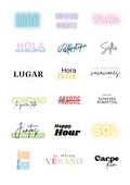 DIE CUTS FRASES EL MEJOR VERANO DE MUNDO CRAFTY