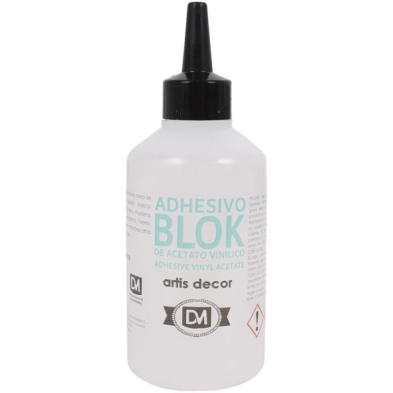 ADHESIVO BLOK DE ACETATO VINILICO ARTIS DECOR 125ml.
