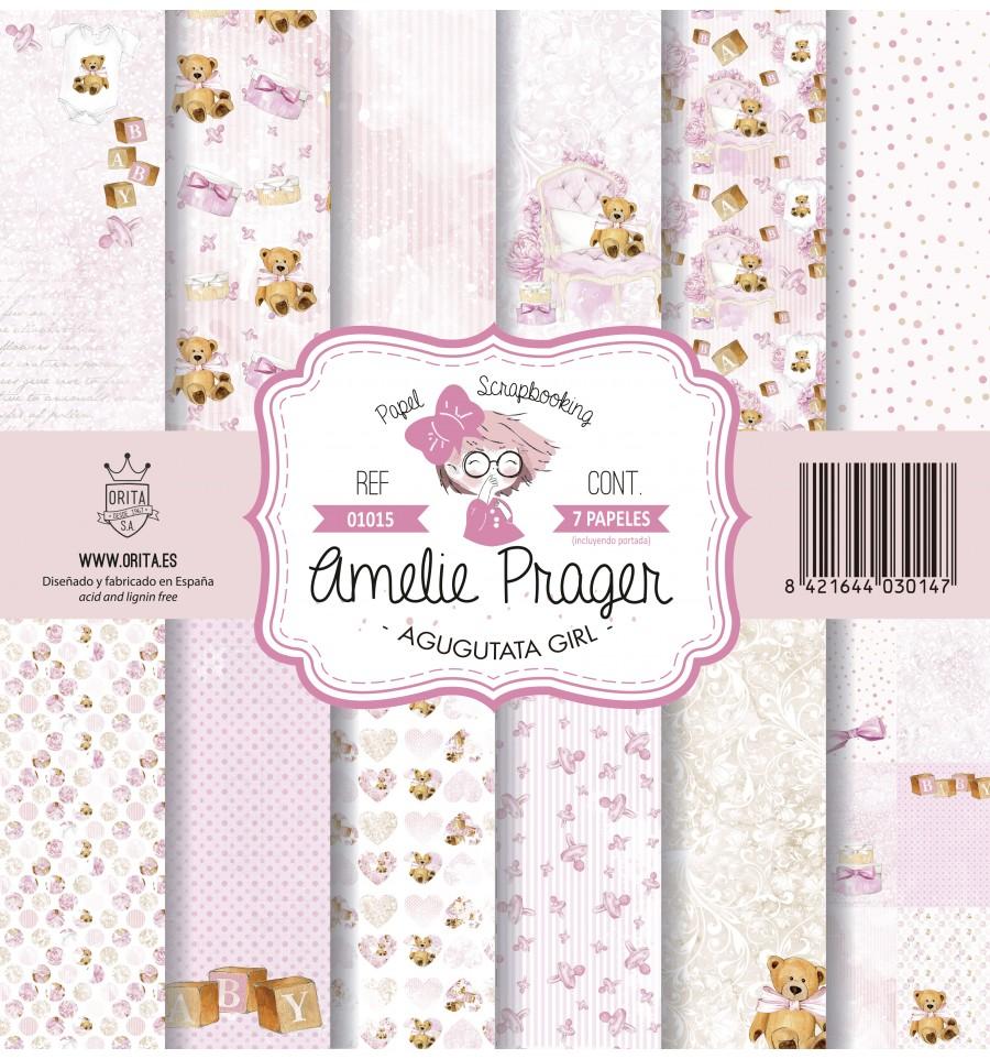 PAPELES DE SCRAPBOOKING AGUGUTATA GIRLS X7
