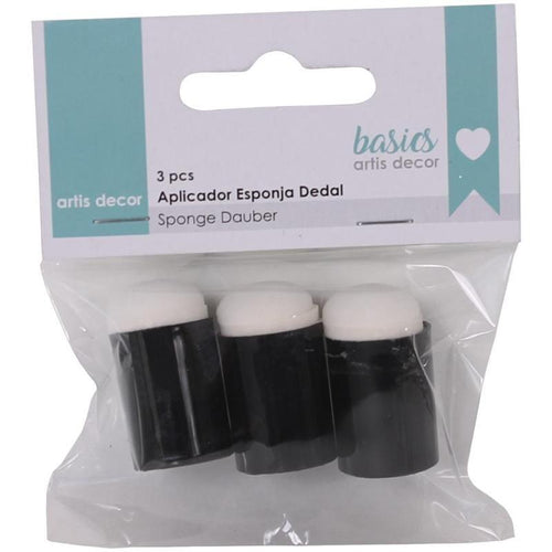 APLICADOR ESPONJA DEDAL PACK 3 UND. ARTIS DECOR