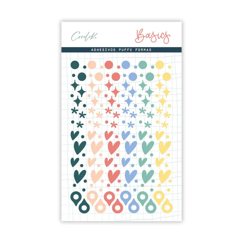 ADHESIVOS PUFFY BASICS DE COCOLOKO