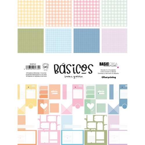 "BLOC 15""x20"" BASICOS SAMI GARRA