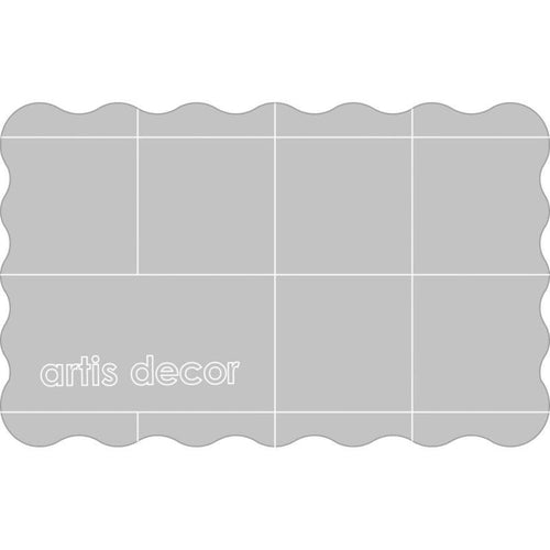 BASE ACRILICA PARA SELLOS ERGONOMICA CUADRICULADA BMA-12