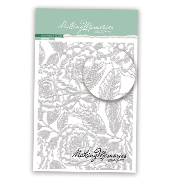 Carpeta emboss Flowers - Sunny House
