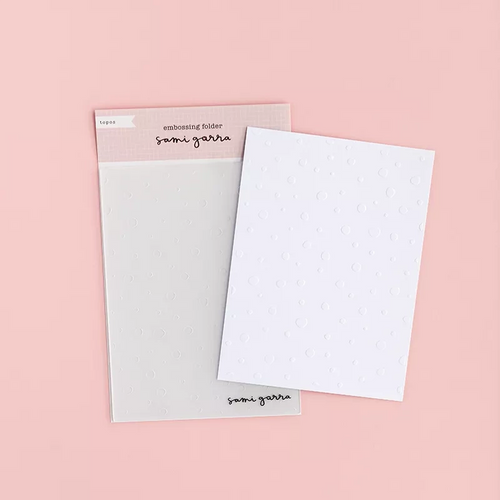 "CARPETA DE EMBOSSING TOPOS OH HAPPY DAY DE SAMI GARRA