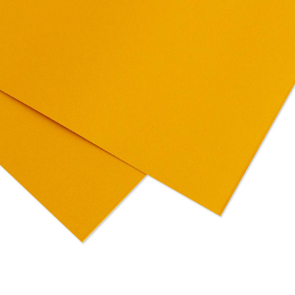 "CARTULINA LISA PREMIUM 12""x12"" AMARILLO DORADO MINTOPIA