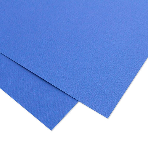 "CARTULINA TEXTURADA PREMIUM 12""x12"" AZUL ELECTRICO MINTOPIA
