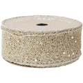 CINTA SPARKLING 40mm. x 10mt. CHAMPAGNE (4420G 42)