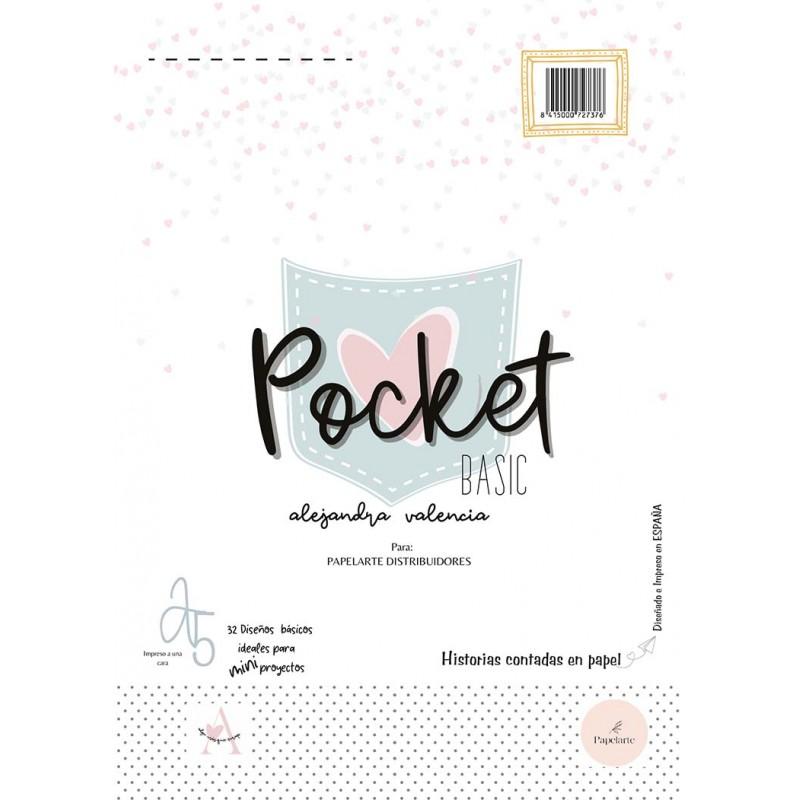 COLECCION BASICOS POCKET A5 PISTACCIO ALGO MAS QUE SCRAP