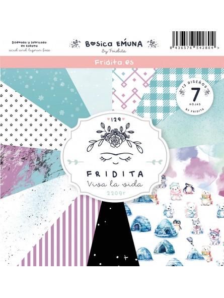 PAPELES PARA SCRAPBOOKING BASICOS EMUNÁ DE FRIDITA