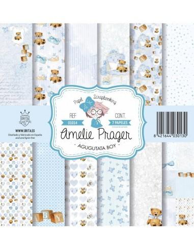 PAPELES DE SCRAPBOOKING AGUGUTATA BOY X7