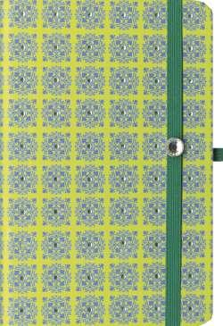 LIBRETA VINTAGE POP RAYAS HORIZONTALES-VERDE