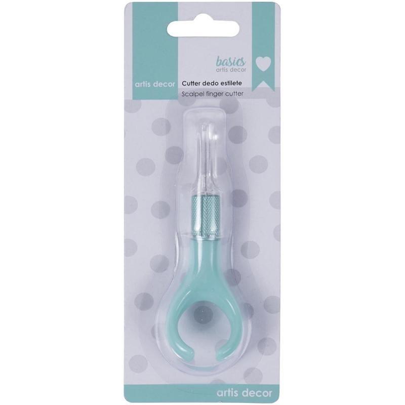 CUTTER DE DEDO ESTILETE MINT ARTIS DECOR