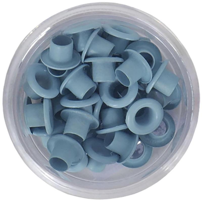 EYELETS X 4O UNIDADES AGUAMARINA