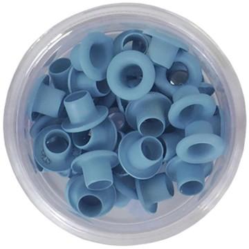 EYELETS DE ALUMINIO ARTIS DECOR CAJA 40 UNIDADES AZUL CYAN