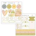 SET DIE CUTS + STICKERS EXTRA POCKET FLOWERS CASTELLANO DE COCOLOKO