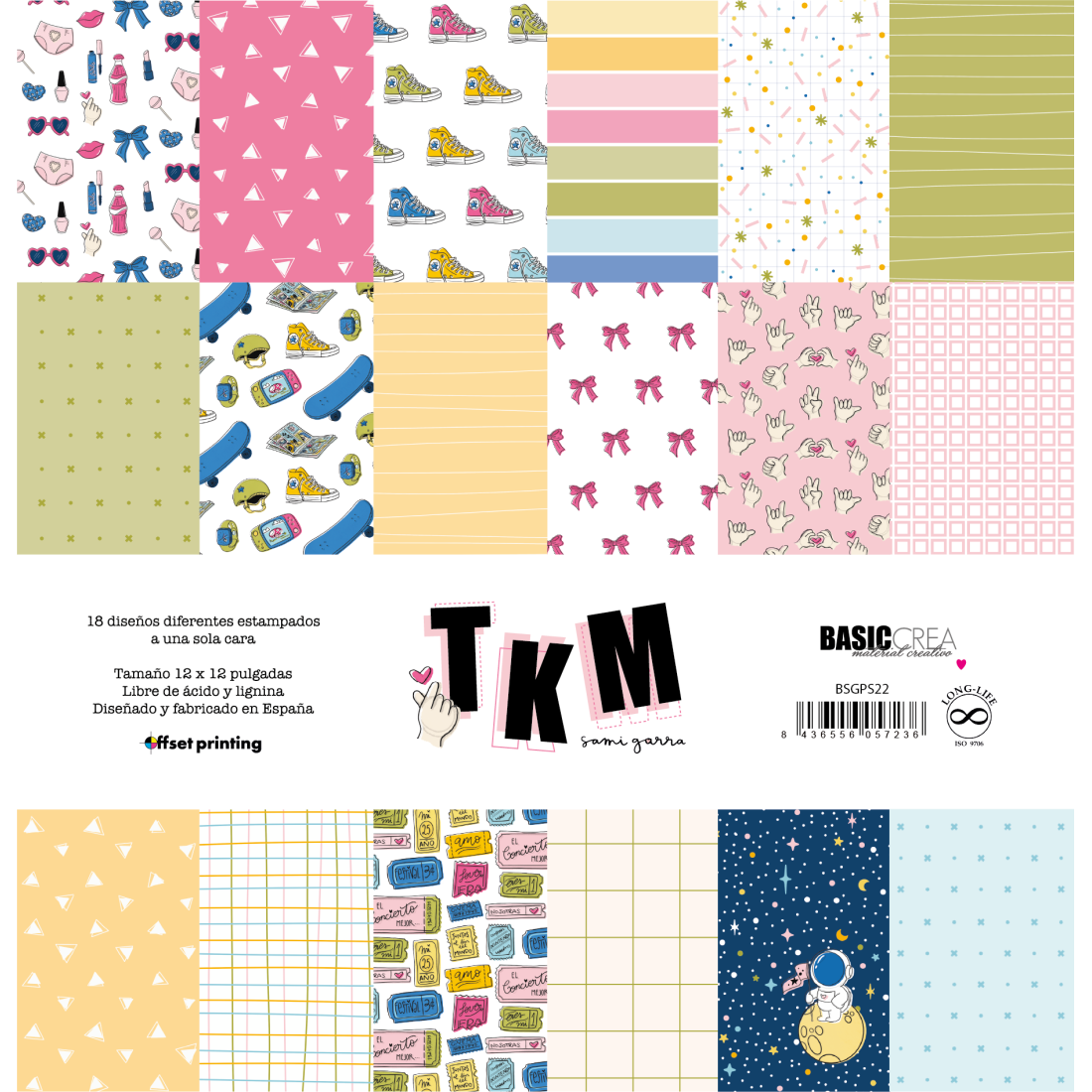 "BLOC 12""x12"" TKM SAMI GARRA