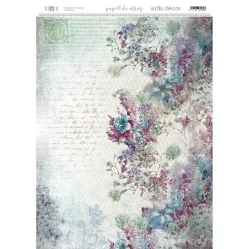 PAPEL ARROZ DEC. ARTIS DECOR 297 x32 CM FANTASIA DE JARDIN