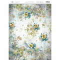 PAPEL ARROZ DEC. ARTIS DECOR 297 x32 CM FONDO FLORAL AZUL