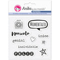 PACK 10 SELLOS ACRÍLICOS MOMENTOS ANITA Y SU MUNDO