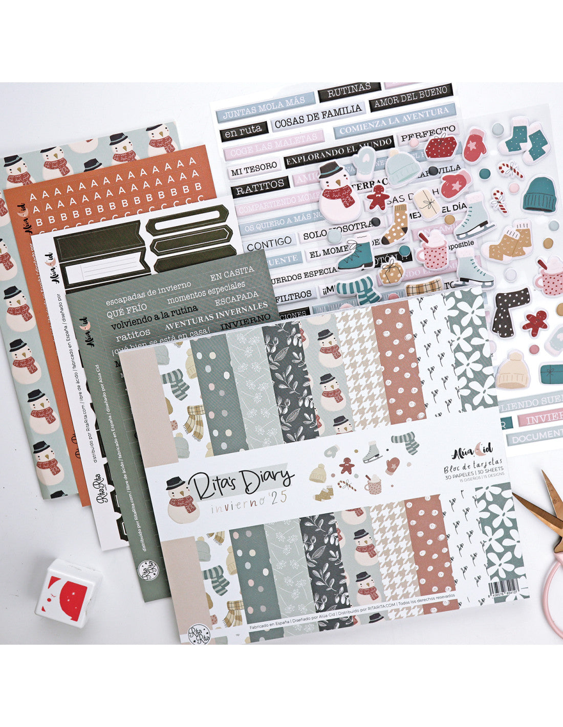 Kit trimestral Rita´s Diary Invierno 2025  de Aluacid