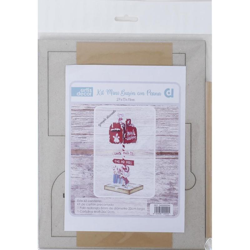 KIT MINI BUZON CON PEANA. 27x13x11 cm