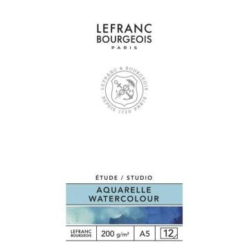 LB BLOC ACUARELA 14x21cm. A5 (12hj.) 200gr.