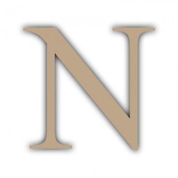 "SILUETA LETRA ""N"" CHOPO 11cm ALTURA APROX.